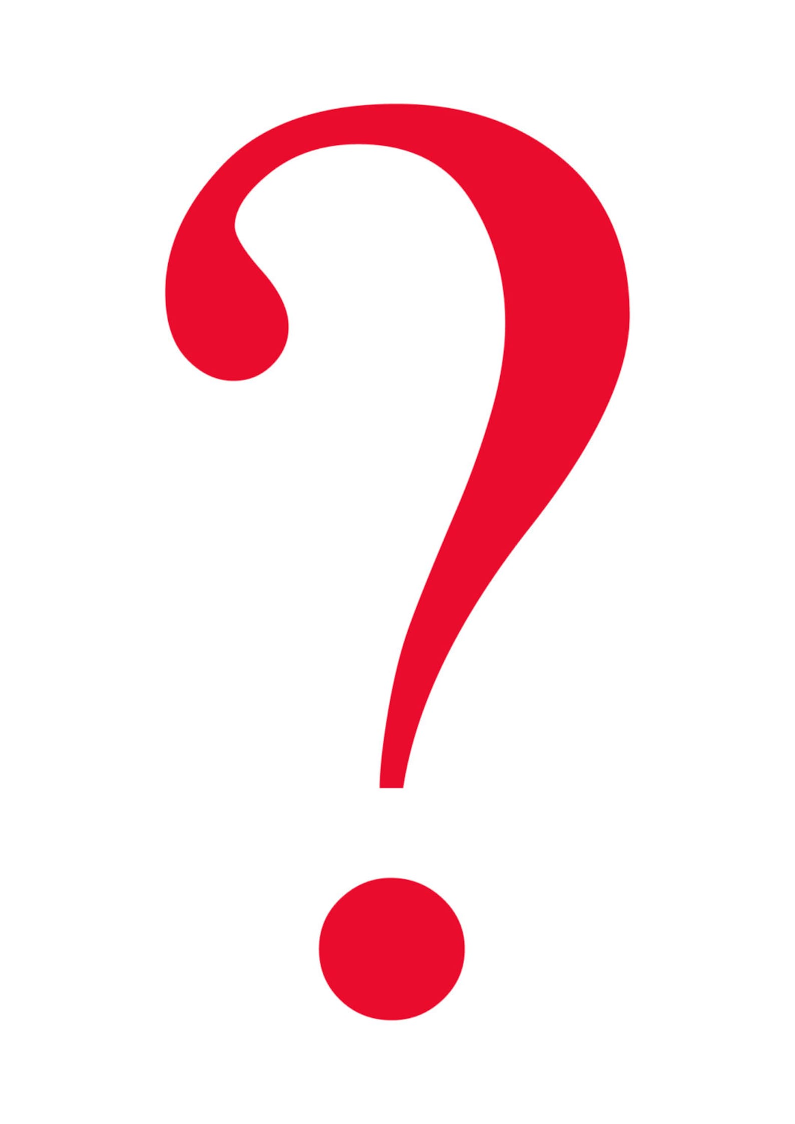 QUESTION MARK Poster Print Custom Colours Designer Etsy UK