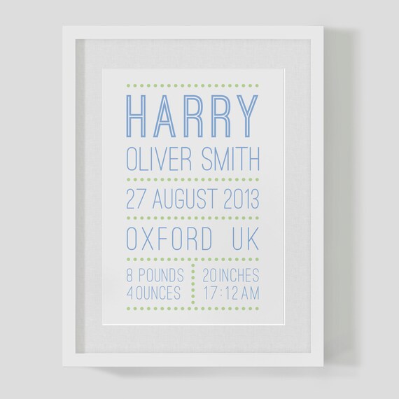 personalised baby name