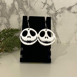 Jack Skell Earrings, Jack, NMBC, Halloween, Goth