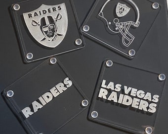 Football Coaster Set, Seahawks Coasters, Patriots Coasters, Eagles Coasters, Raiders Coasters, Giants Coasters, Sports Coasters