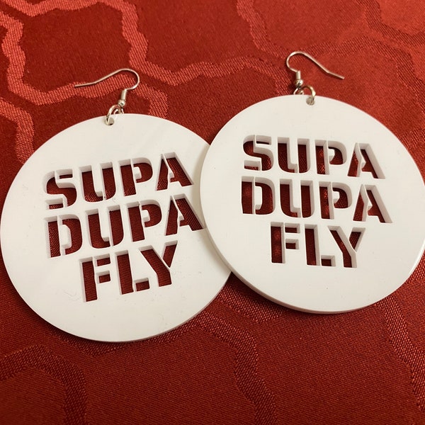 Supa Dupa Fly Earrings, The Rain Earrings, Music Earrings, Missy Earrings