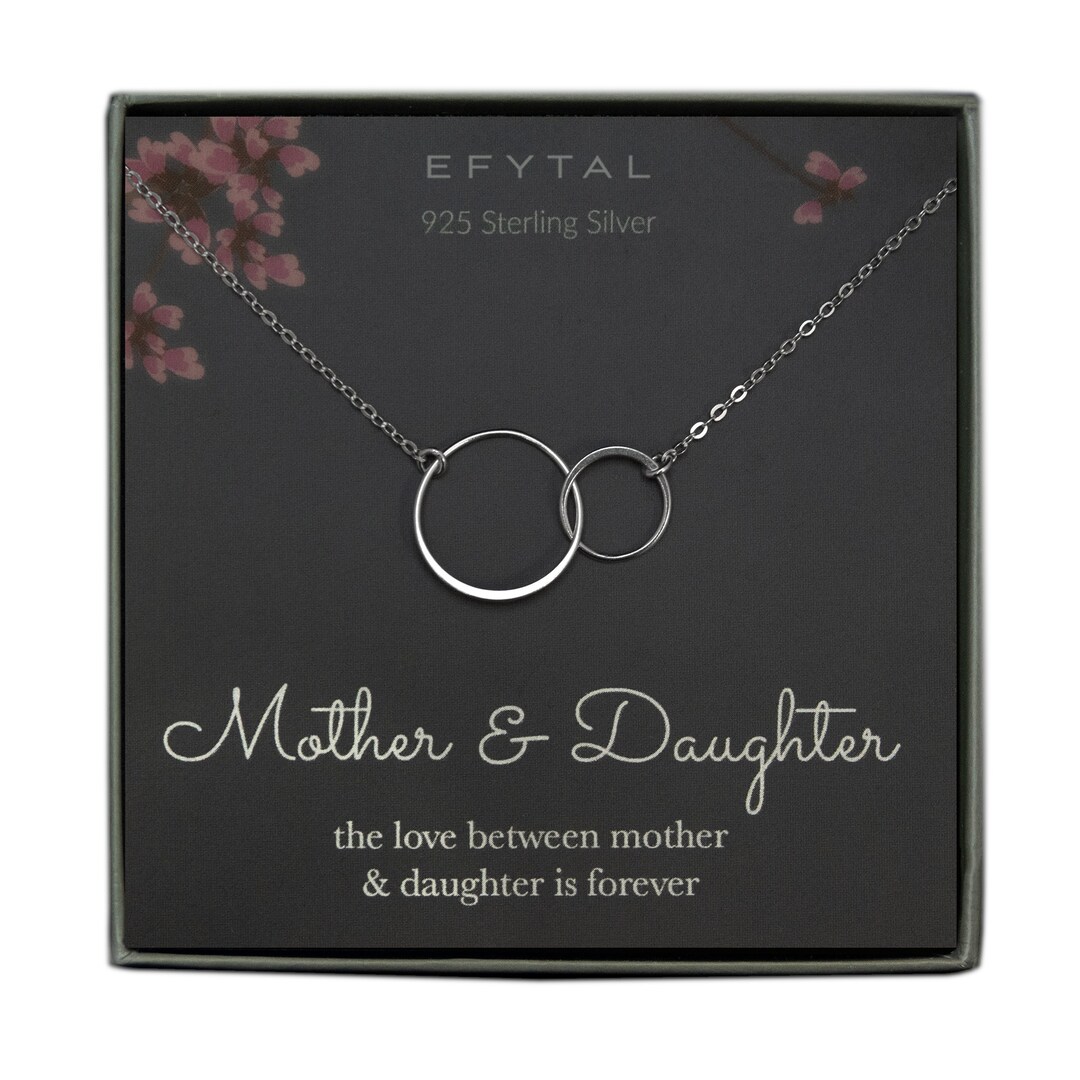 Mama Llama Mother Daughter Necklace – Sterling Silver Bar Pendant With Llama Mom & Babies, 16+2" Chain, Gift Box