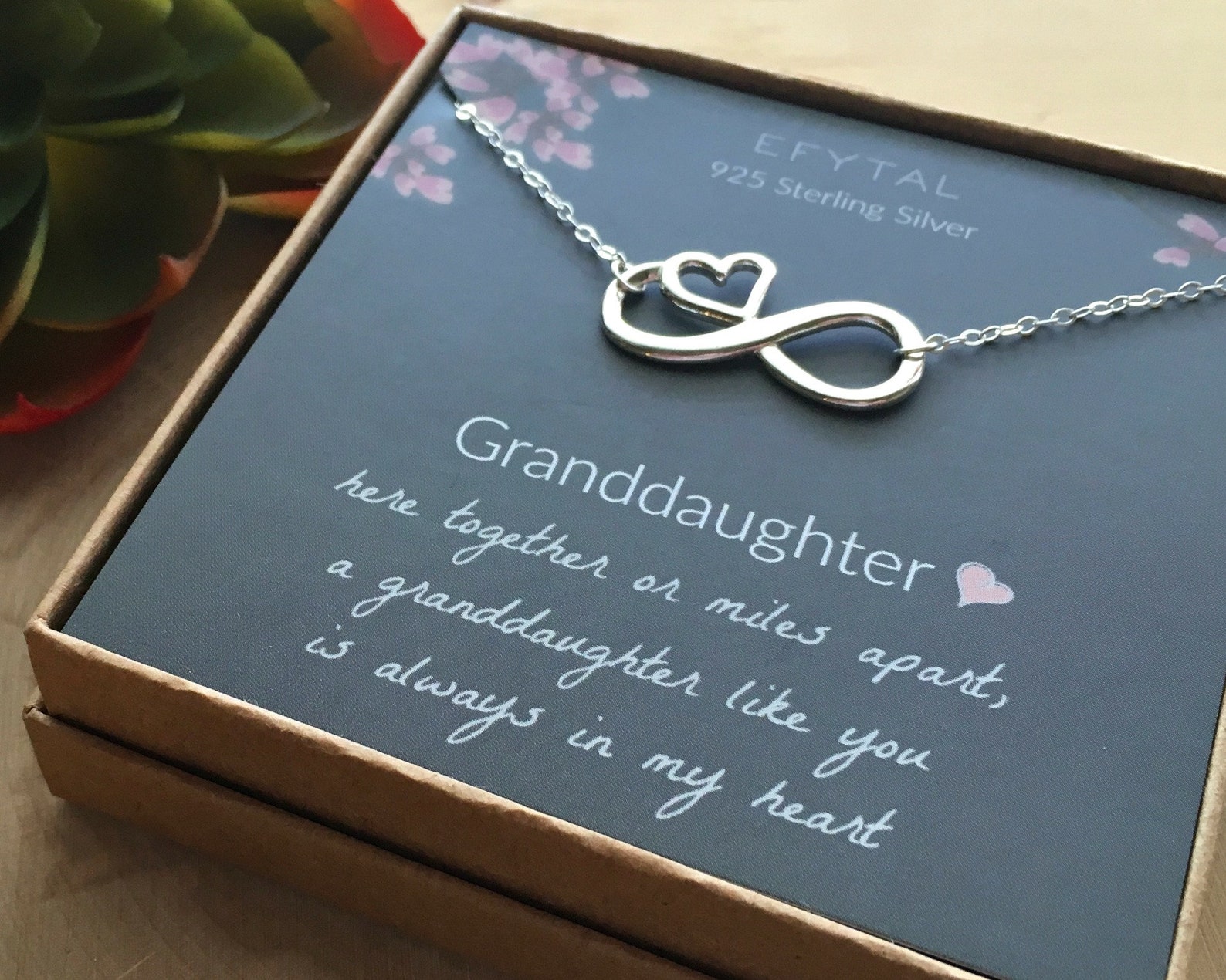 Graduation Gift for Granddaughter 925 Sterling Silver Etsy