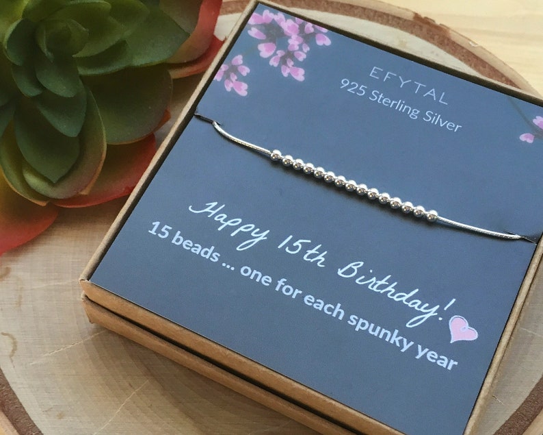 15th Birthday Gifts for Her Girls 925 Sterling Silver Etsy