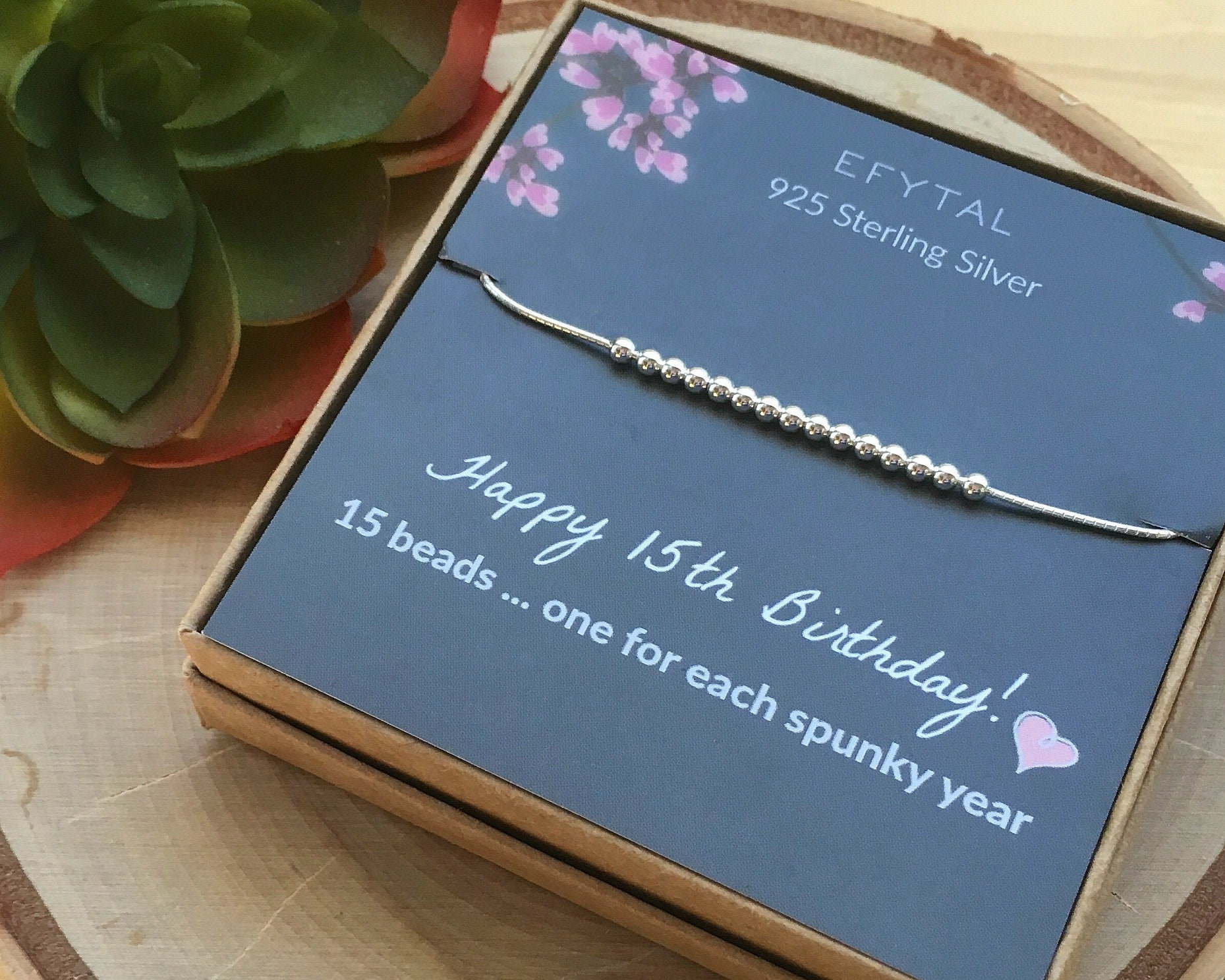 15th Birthday Gifts for Her Girls 925 Sterling Silver Etsy