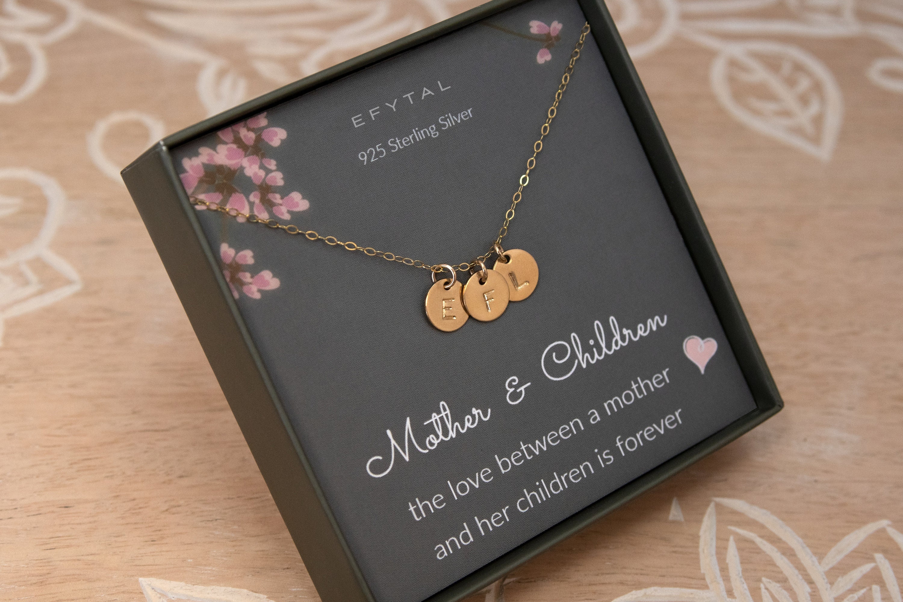 Handmade Personalized Necklace, EFYTAL Gold Filled or Sterling