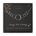 90th Birthday Gifts for Women, 925 Sterling Silver Nine Circle Necklace for Her, 9 Decade Jewelry 90 Years Old, Gift for Grandma 90
