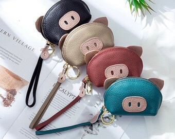 Coin Purse Jumping Pig wallet change Purse with Zipper Wallet Coin Pouch Mini Size Cash Phone Holder Coin Purse Jumping Pig wallet change Purse with Zipper Wallet Coin Pouch Mini Size Cash Phone Holder