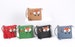 Genuine Leather Handmade Cute Fox Keychain Coin Pouch/cute purses /Chain leather wallets / lipsticks pouch Fox character design coin wallets 