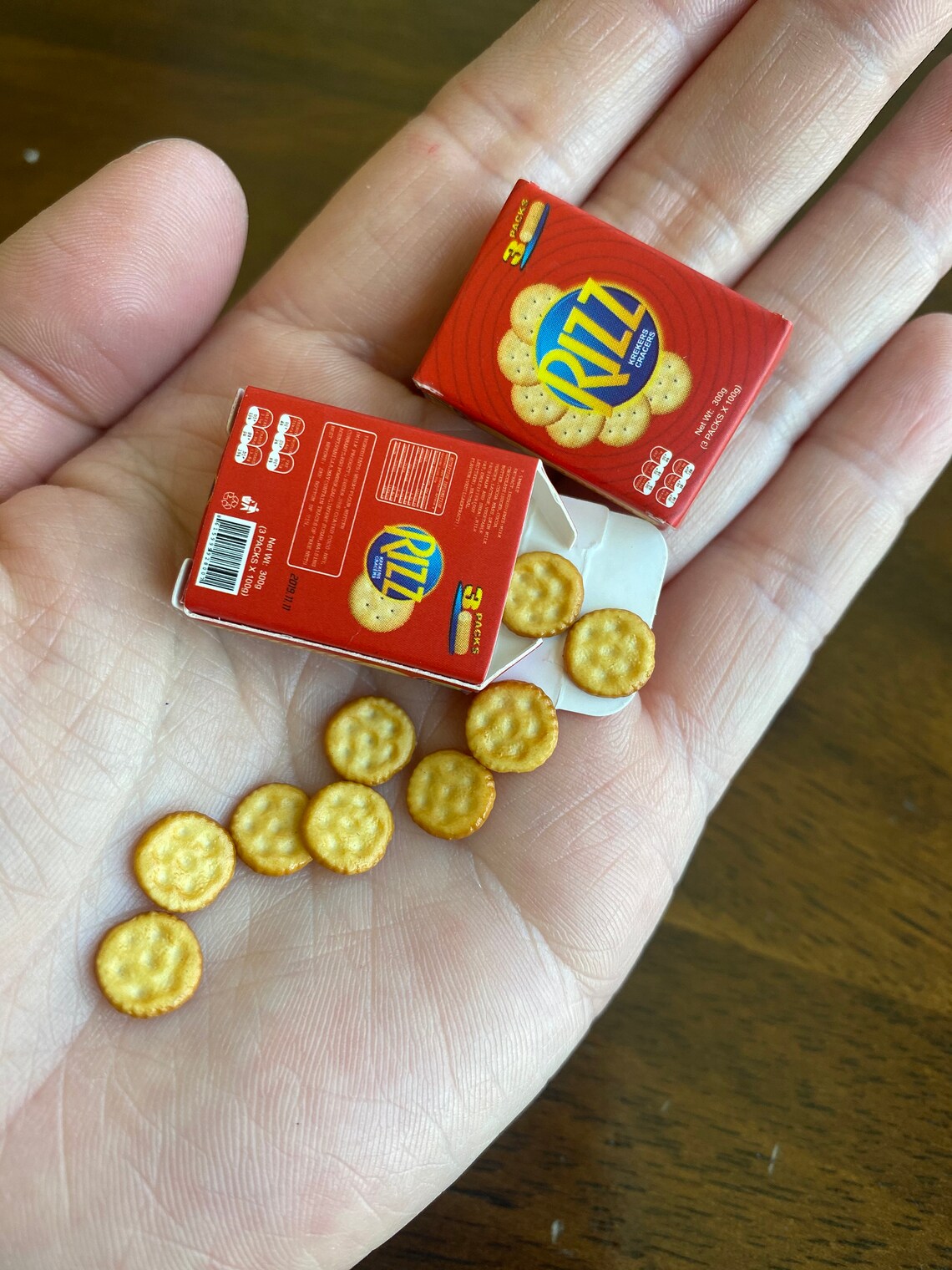112 Miniature Ritz Cracker Box With Cookies Biscuit Cracker Etsy