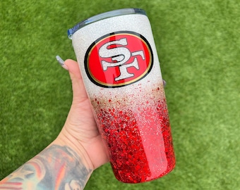 49ers Tumbler, San Fransisco Tumbler, Football Tumbler