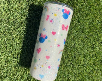 Minnie Mouse Tumbler, Disney Tumbler, Disneyland Tumbler