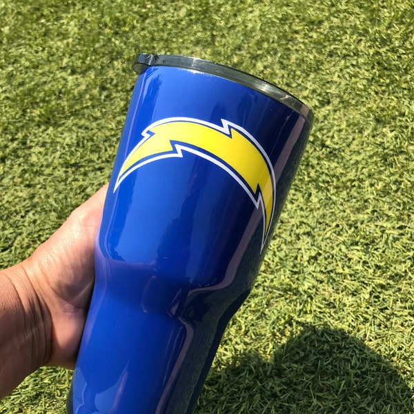 L.A. Chargers Tumbler, Chargers Tumbler, Football Tumblers, Team Tumblers, Sport Tumblers, Dad Tumblers