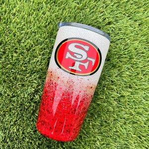 49ers Tumbler, San Fransisco Tumbler, Football Tumbler zdjęcie 2