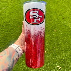 49ers Tumbler, San Fransisco Tumbler, Football Tumbler zdjęcie 5