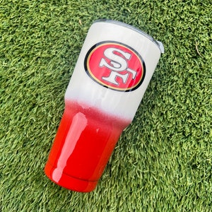49ers Tumbler, San Fransisco Tumbler, Football Tumbler zdjęcie 3