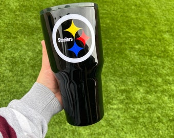 Steelers Tumbler, Pittsburg Steelers Tumbler, Football Tumbler, Team Tumbler, Sports Tumbler, Dad Tumbler