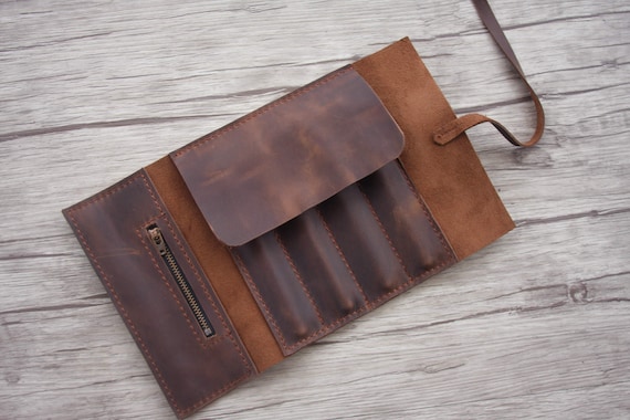 Best leather pencil case sale