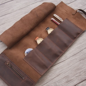 Porta orologi in pelle, orologio personalizzato per gli uomini, organizzatore di casi di viaggio orologio, custodia per orologi da donna
