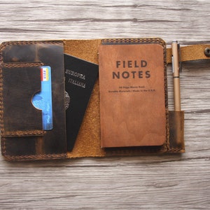 Aangepaste veld Notities covers, Moleskine notebook gevallen, compatibele paspoort houder, lederen organisator portefeuille, Travel Bag geschenken portemonnee