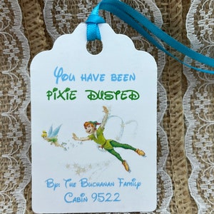 Pixie Dust Gift Tag, Pixie dust Cruise, FE Tag, pixie dust gift tag, Disney Cruise, Fish Extender Tag Cruise, tinkerbell tag