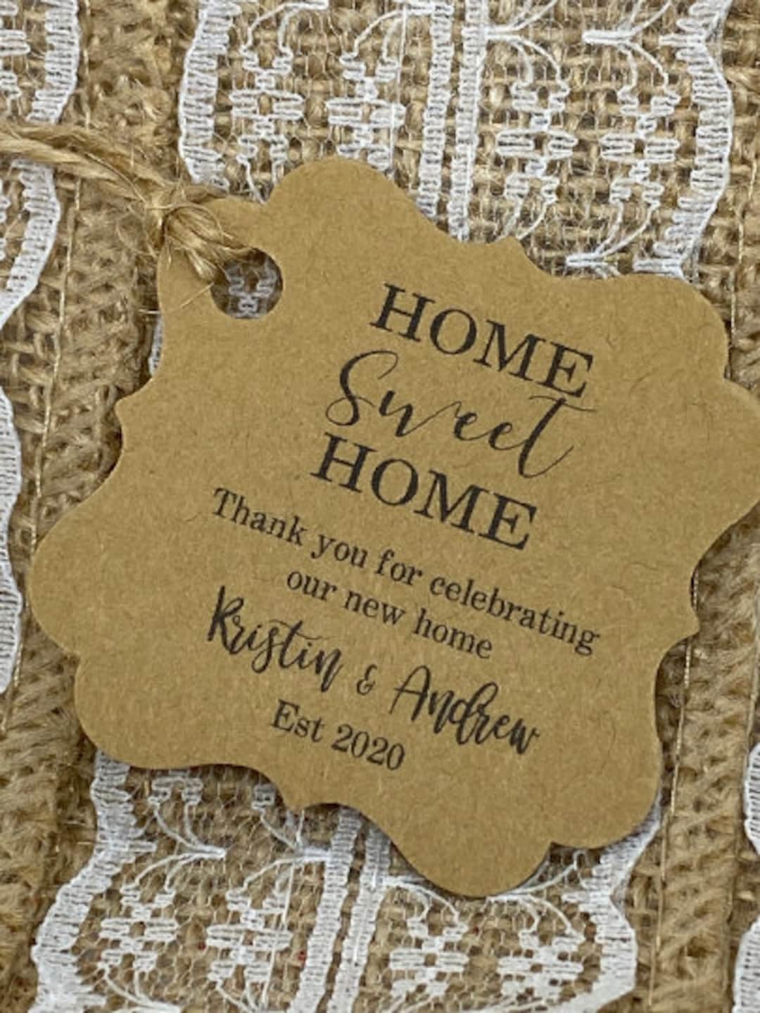 House Warming Favor Tags Housewarming Party Thank You Tags Etsy
