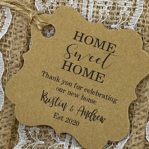 house warming favor Tags, housewarming party, Thank You tags, Favor tags, Gift tags, housewarming tags, new house tags, moving house tags