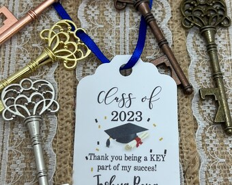 key bottle openers AND TAG, Graduation class, graduation tags, graduation party tags, graduation favor, key bottle openers, Key to Success