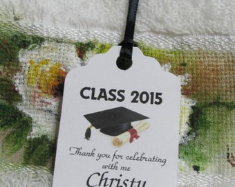 graduation Favor Tags, Thank You tags, Gift tags, Graduation Tags - Inspirational Graduation Tags, Graduation Decorations, SETof 20 tags