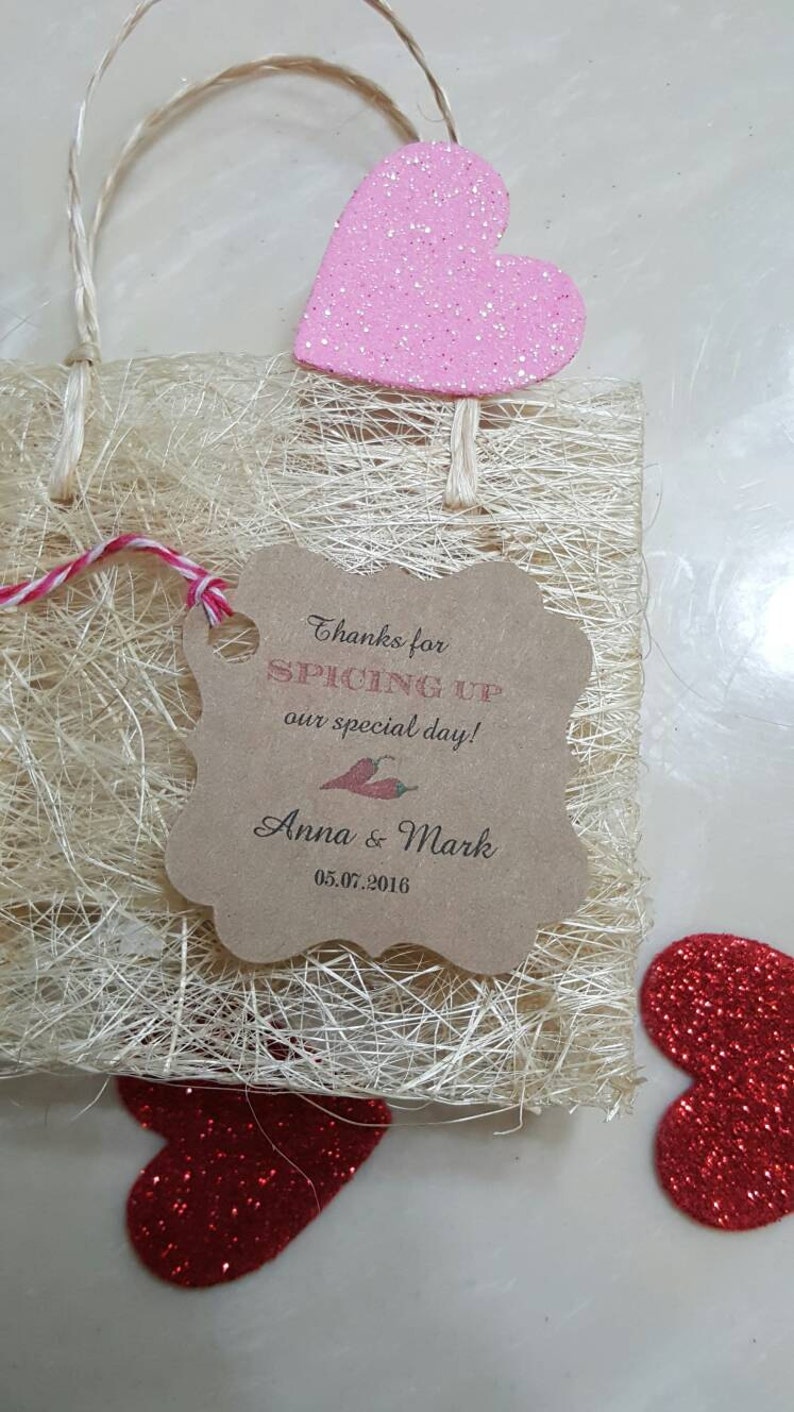 Hot Sauce Favor Tag Thanks for Spicing up Our Day Tags Etsy