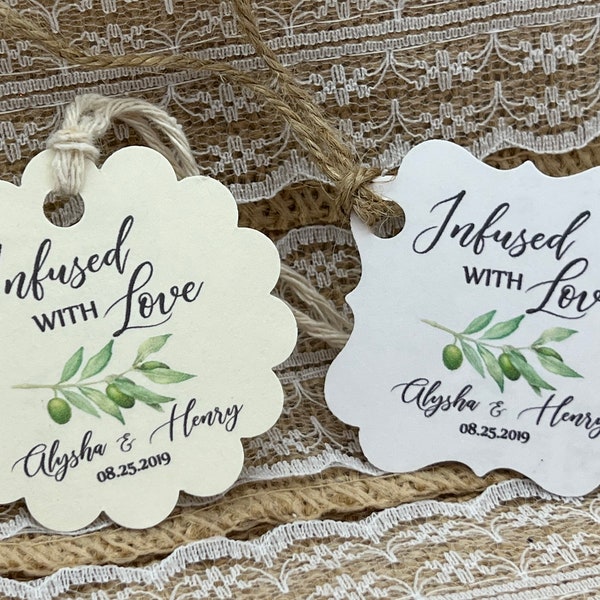 olive oil Favor Tags, Wedding tags, olive tags, Gift tags, Shower Favor Tags, olive our love, grazie tags, olive oil, olive oil bottles