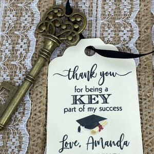 key bottle openers AND TAG, Key to Success, graduation tags, graduation party tags, graduation favor tags, key bottle openers, key and TAG