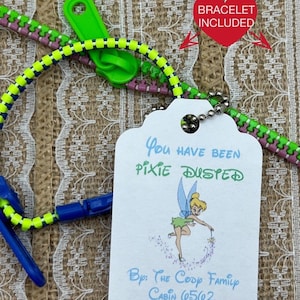 Pixie Dust Gift Tag, Pixie dust Cruise, FE Tag, pixie dust gift tag, Disney Cruise tags AND GIFT, Fish Extender Tag Cruise, tinkerbell tag