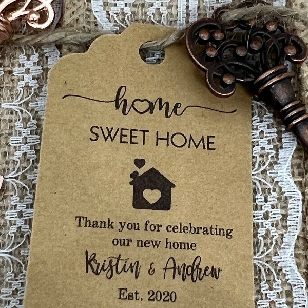 house warming favor Tags, housewarming party, Thank You tags, Favor tags, Gift tags, housewarming tags, new house tags, moving house tags