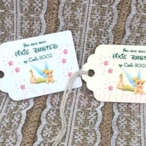 Pixie Dust Gift Tag, Pixie dust Cruise, FE Tag, pixie dust gift tag, Disney Cruise Christmas tags, Fish Extender Tag Cruise, tinkerbell tags
