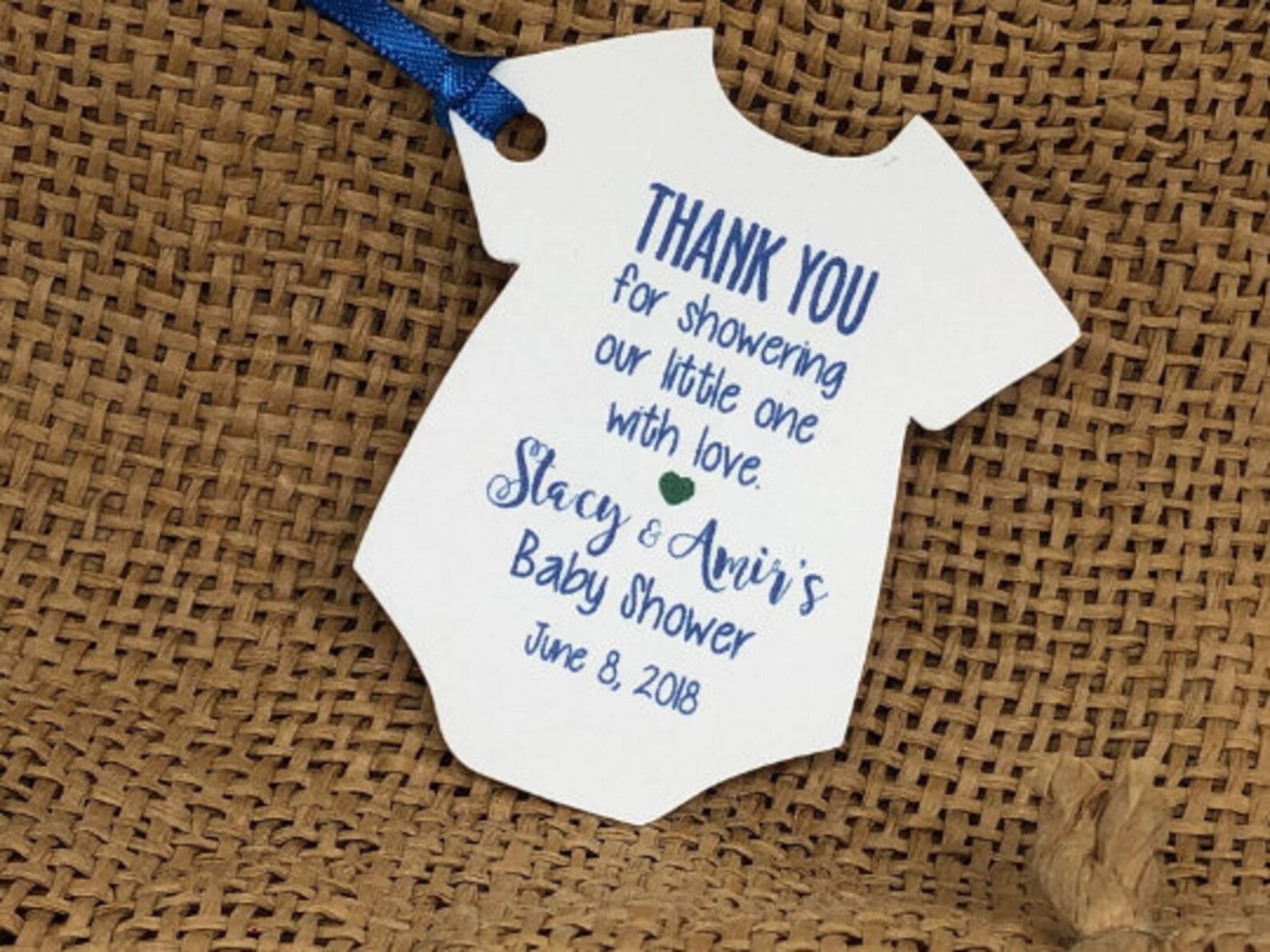 Onesie Tags Onesie Shape Favor Tags Thank You Tags Baby Etsy