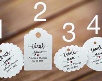 Wedding Favor Tags, Thank you favor tag, Bridal Shower, Baby Shower, tags, Thank you tag, Mini Tag, Thanks, Nail Polish Tags, Thanks