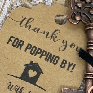 house warming favor Tags, housewarming party, Thank You tags, Favor tags, Gift tags, housewarming tags, new house tags, moving house tags