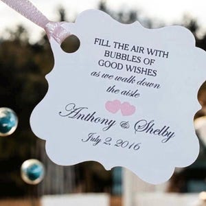 bubbles Favor Tags, Wedding tags, Thank You tags, Favor tags, Gift tags, bubbles Favor Tags, Bubble tags, wedding bubbles tags wedding favor