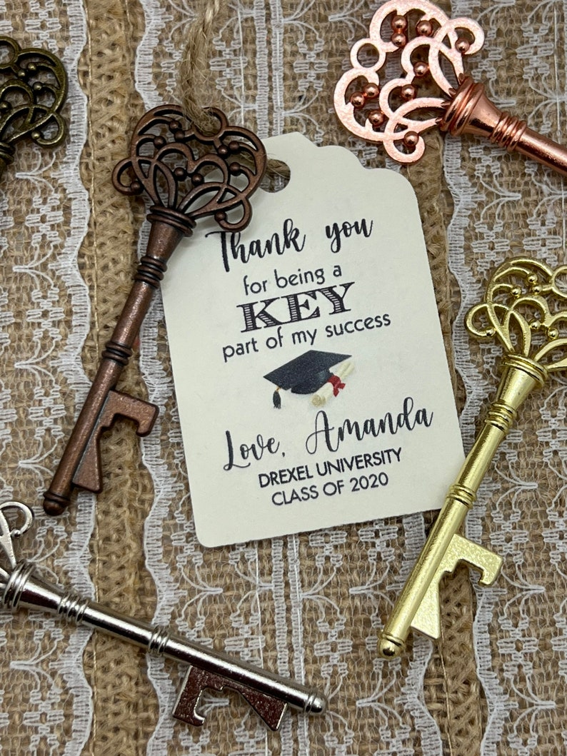 Key Bottle Openers AND TAG, Graduation Class, Graduation Tags ...