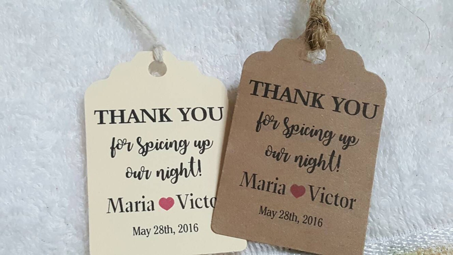 Hot Sauce Favor Tags Hot Sauce Tags Wedding Tags Thank You Etsy