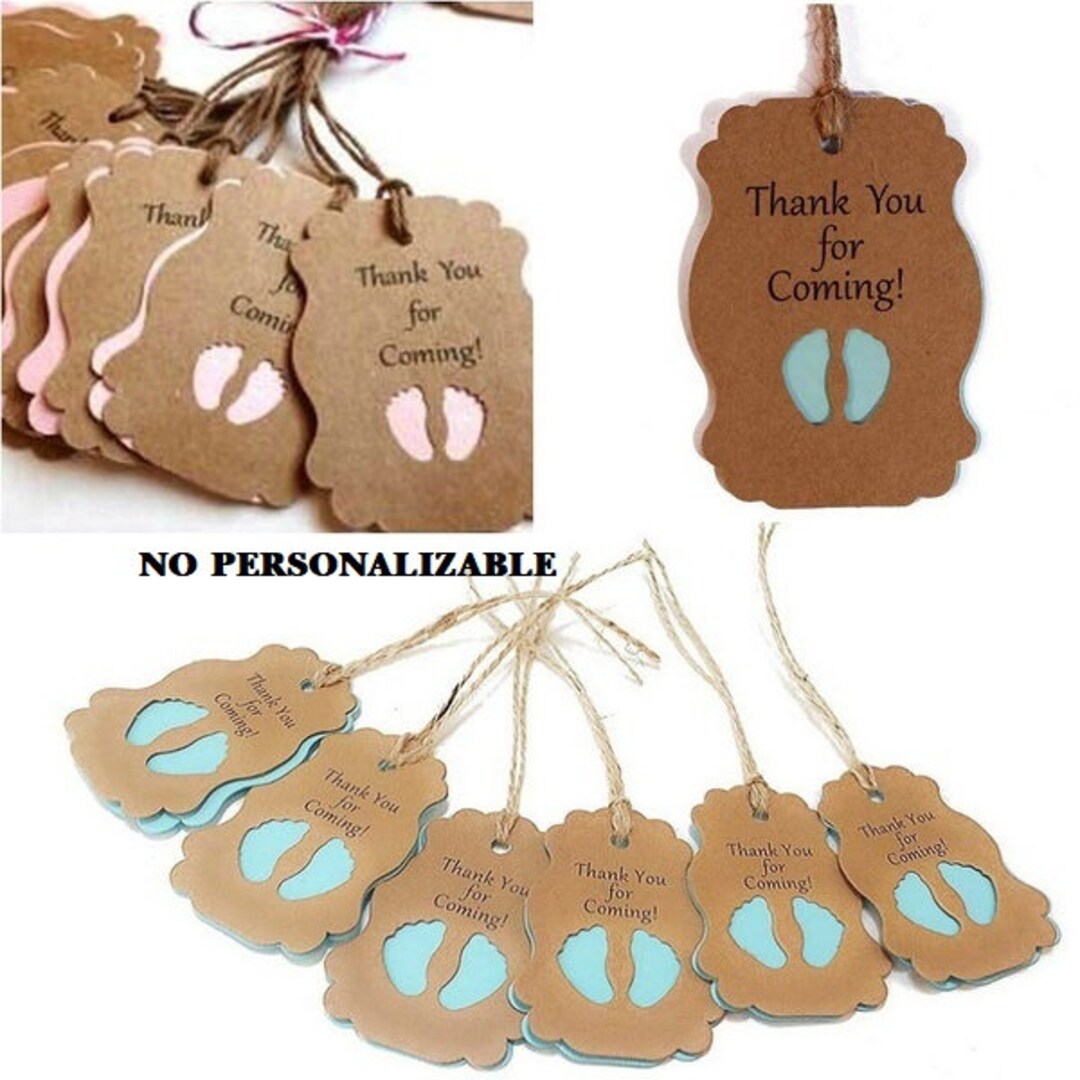 Baby Shower Tags, Baby Shower Favors, Thank You Tags Baby Shower, Baby