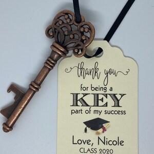 Key Bottle Openers AND TAG, Key to Success, Graduation Tags, Graduation ...