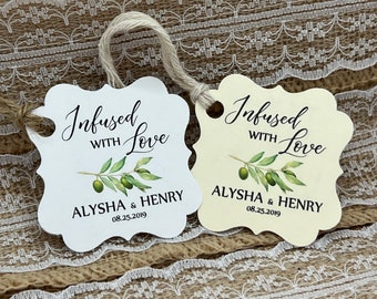 olive oil Favor Tags, Wedding tags, olive tags, Gift tags, Shower Favor Tags, olive our love, grazie tags, olive oil, olive oil bottles