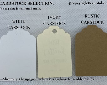 Cardstock Sample: White, Ivory, Rustic