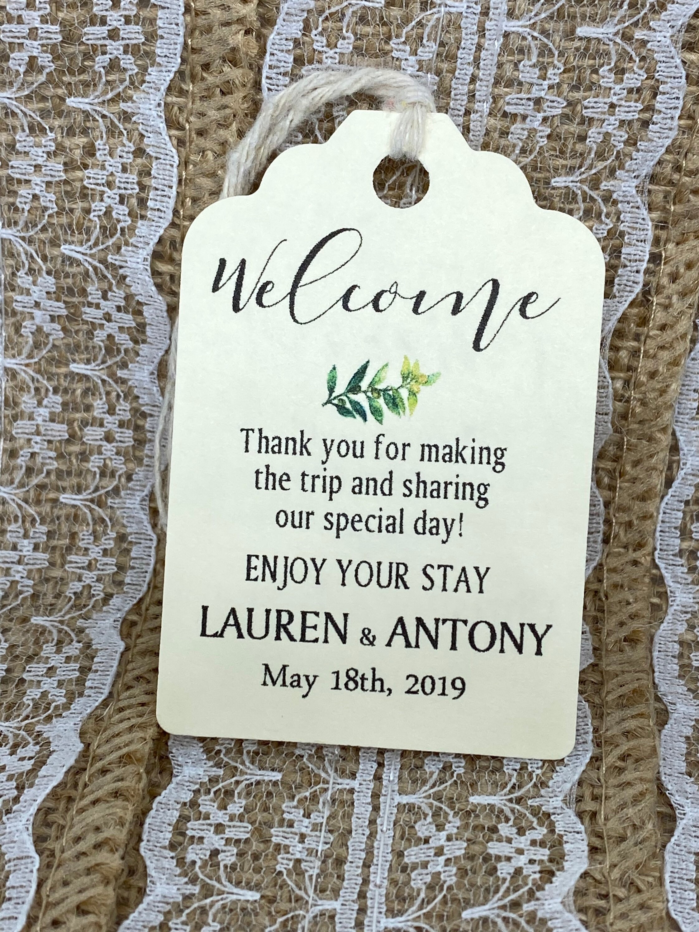 Greenery Tags Wedding Tags Wedding Tags Gift Tags Etsy