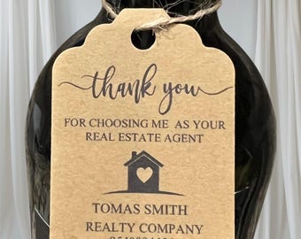Real Estate Closing Thank You, Realtor Card, Real Estate Agent