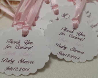 Thank you favor tag, Wedding Tag, Favor, Bridal Shower, Baby Shower, Thank you tag, 1.5" OVAL tag, Round Tag, Mini Tag, Thanks, nail polish