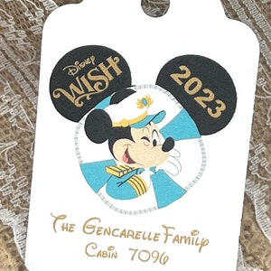 Disney Cruise 25th Anniversary tags, Fish Extender tags, Disney Cruise, FE Tag, Fish exchange gift tag, Fish Extender Tag, fish exchange