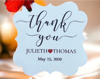 Wedding Thank you Favor Tags, Wedding tag Thank you for Celebrating with us Tags Personalized Tags Wedding Favor Thank You Tags Gracias